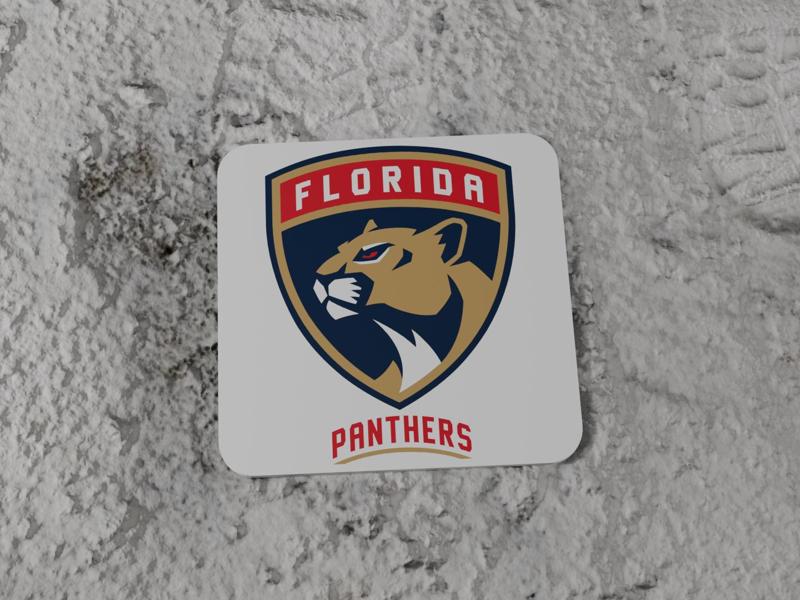 Florida Panthers Square Coaster