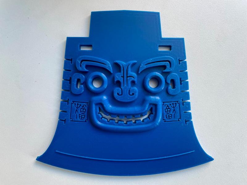 Smile from Shang Dynasty "Yachou" Axe Blade