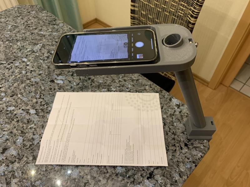 Mobile scanner stand Mod
