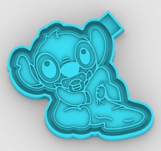 Baby Stitch 181627 - freshie mold - STL for silicone mold