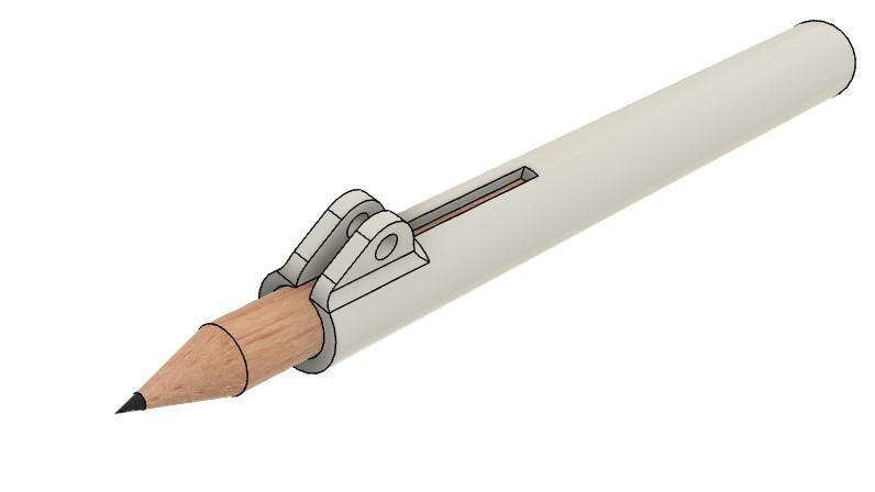 Reuse your short pencils