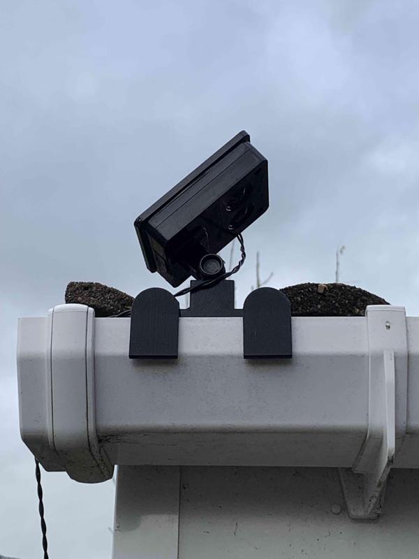 Gutter Solar Panel Light Holder