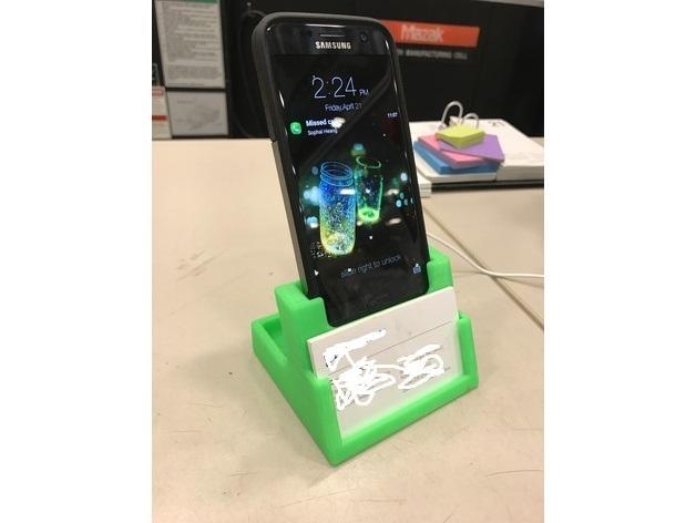 Galaxy S7 Stand with Business Card Holder