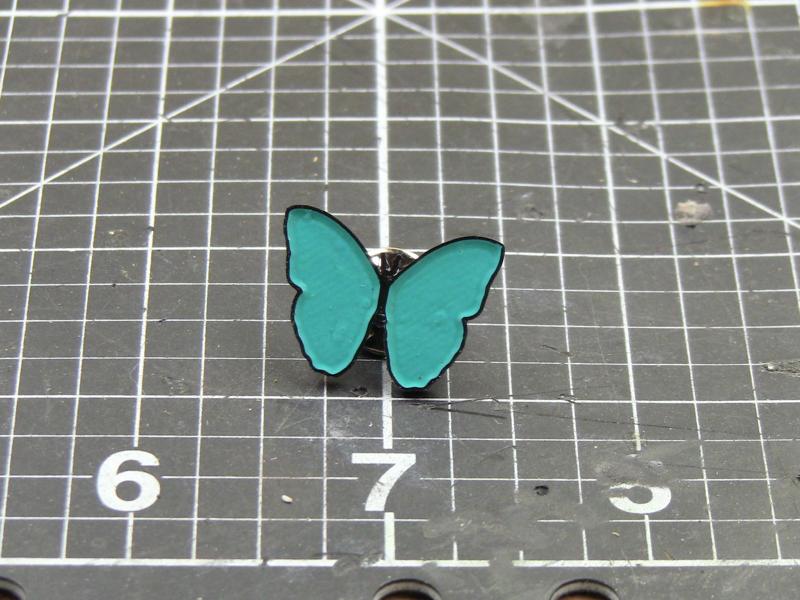 Butterfly enamel pin