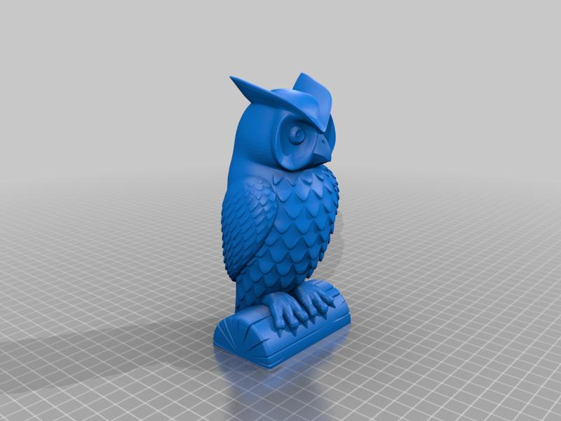 Owl Face Front
