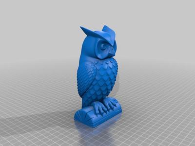 Owl Face Front