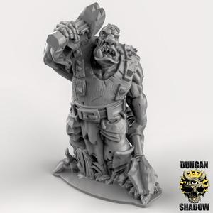 Support Free Ogre with hand weapons