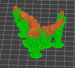 Fibonacci Tree with tree supports