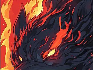 Hellhound Hueforge Bookmark