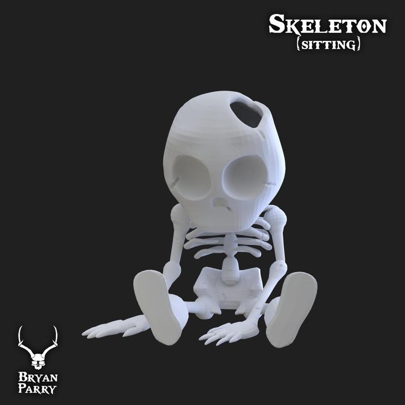 Skeleton (sitting)