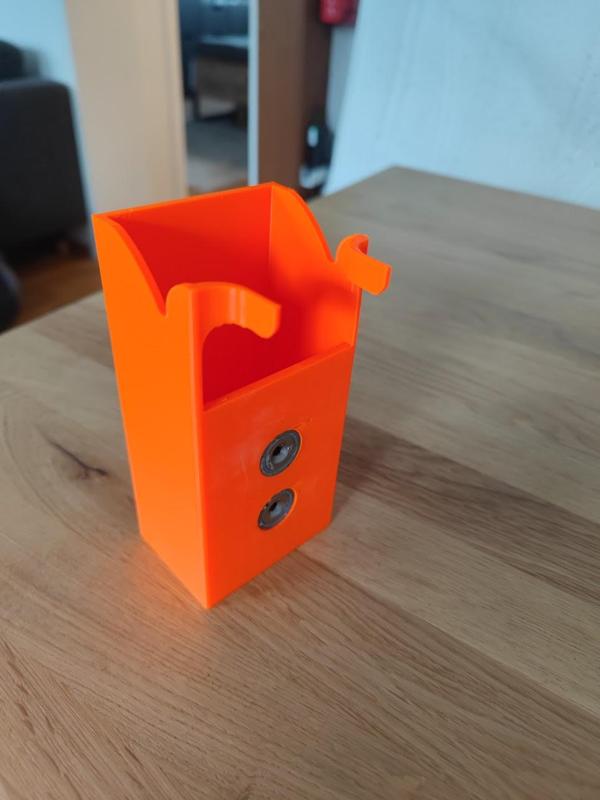 Bambulab P1P Poop Bucket (blindly mountable, magnetic)