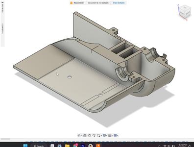 mrvk 1 snow tank left side motor body