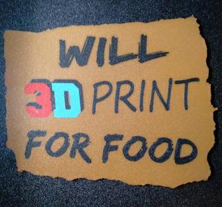 Will 3D Print For Food
