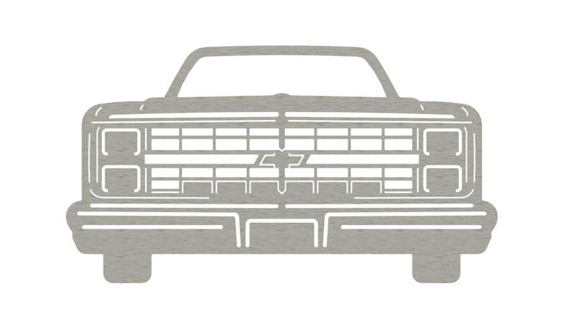 Chevy C10 Truck 1981-1987 Laser Cut Wall Plaque