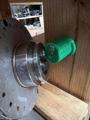 Slip-on chuck mount, threaded 1.25‐8 (1¼-8)