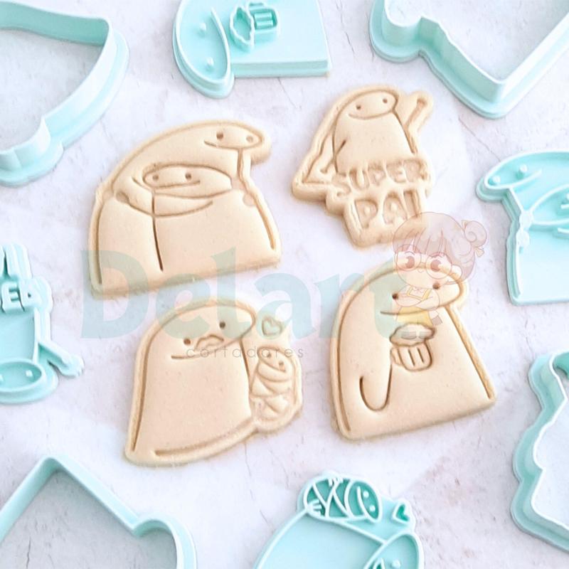 Flork cookie cutter - character - Father's Day