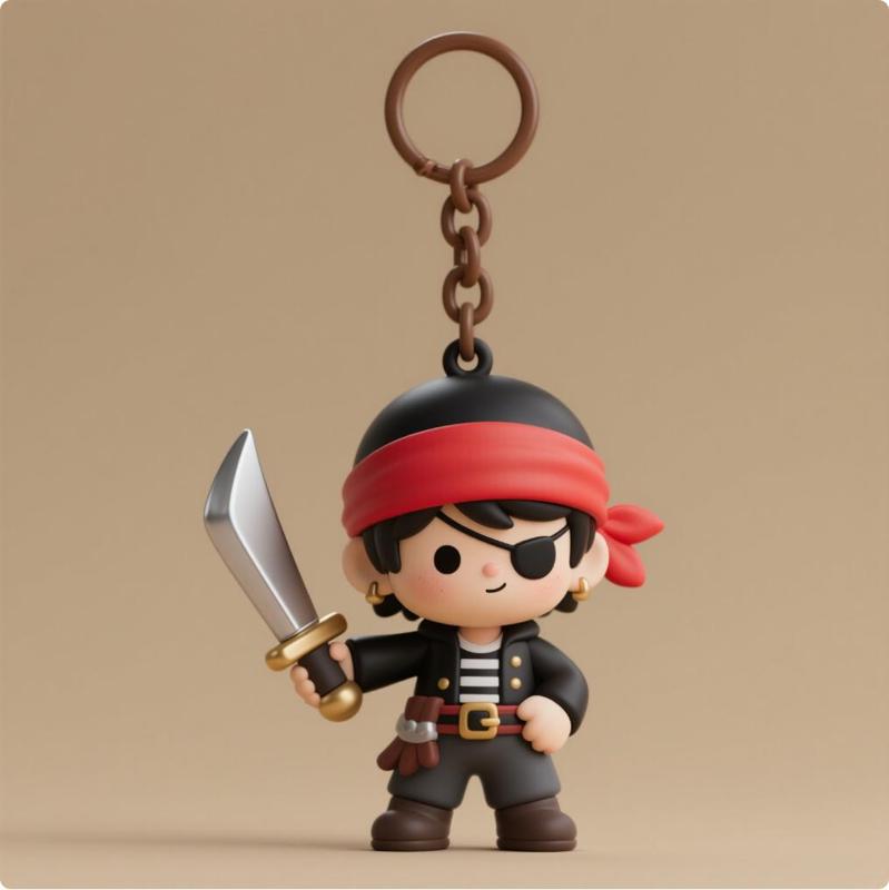 Keychains, Pirate figures