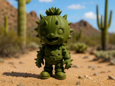 The Cactus Knight – Spiky & Brave