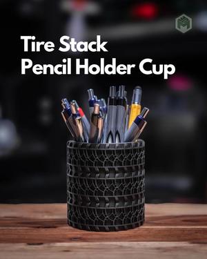 Tire Stack Pencil Holder Cup / Planter