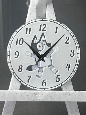 bluey hueforge clock face