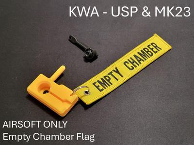 KWA - USP & MK23 Empty Chamber Flag, intergated HU Tool - Free Download