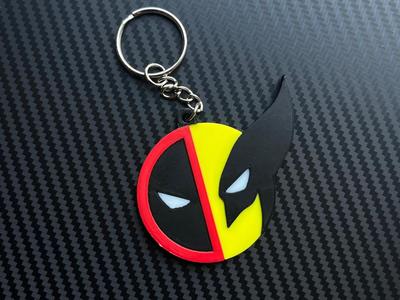 Deadpool x Wolverine Keychain