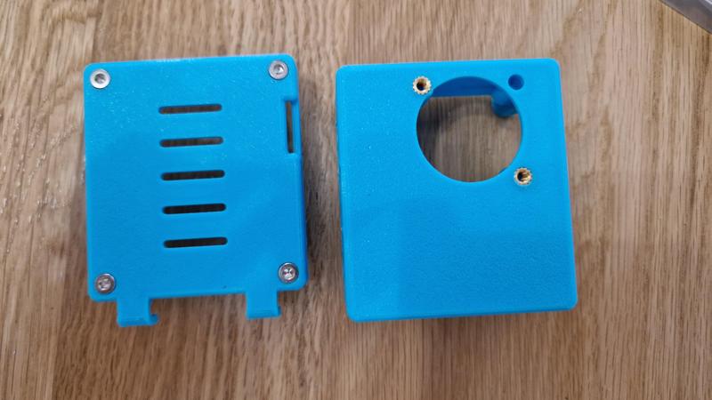 Orange Pi Zero 2 with expansion board case for use with M3 bolts and heated inserts