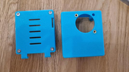 Orange Pi Zero 2 with expansion board case for use with M3 bolts and heated inserts