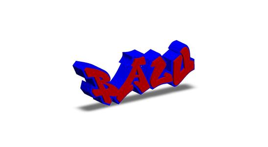 Balu Personalized graffiti name tag