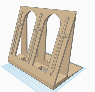 Sword Bookends
