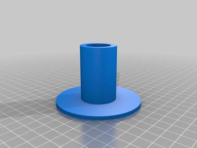 1/2 " pvc end with flange