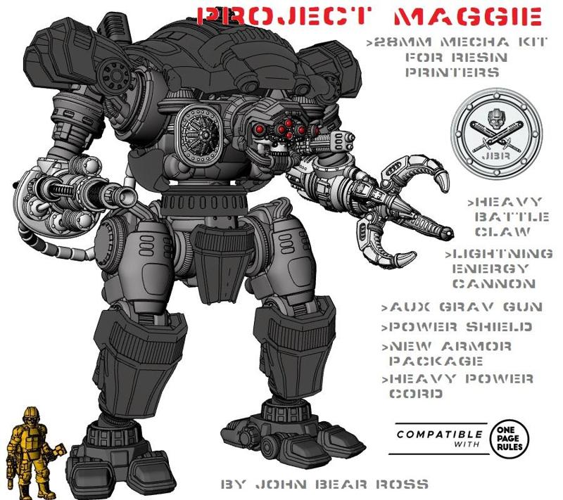 Project Maggie Express-2024 Full Frame, Armor, And Weapons