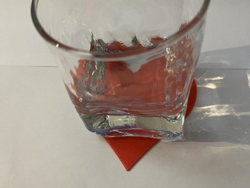 heart shaped coaster