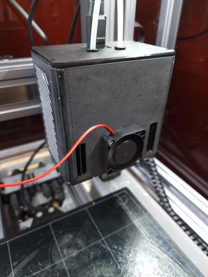 Snapmaker Dual Extruder door replacement with a cooling fan