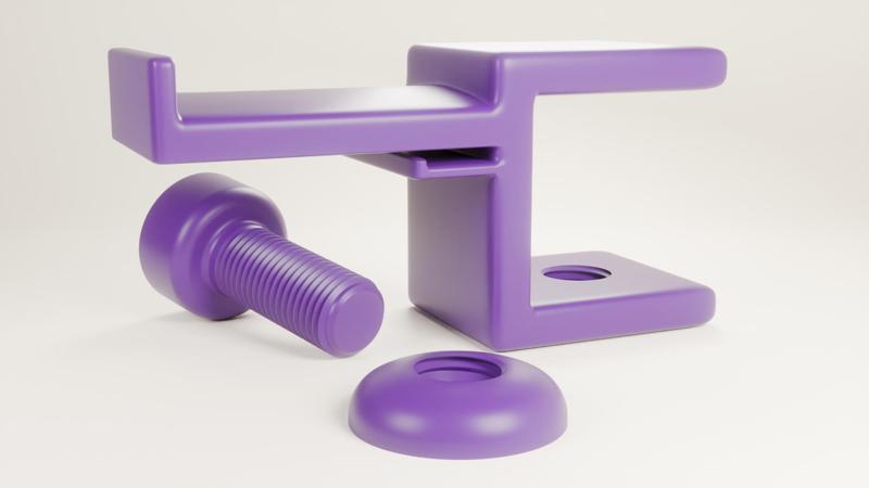 Headphone stand clamp 35mm or 45mm