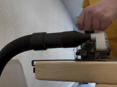 Vacuum Dust Adapter for DeWalt 4 ½ in Circular Saw