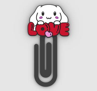 Cinnamoroll in Love - Love - Paper clip, bookmark - 3MF pre-painted , STL