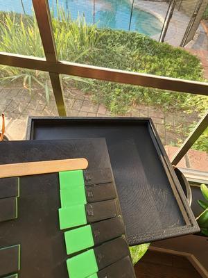 Has the dog been fed - I made a box to put it in...