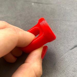 Virus prevention personal button pusher key chain