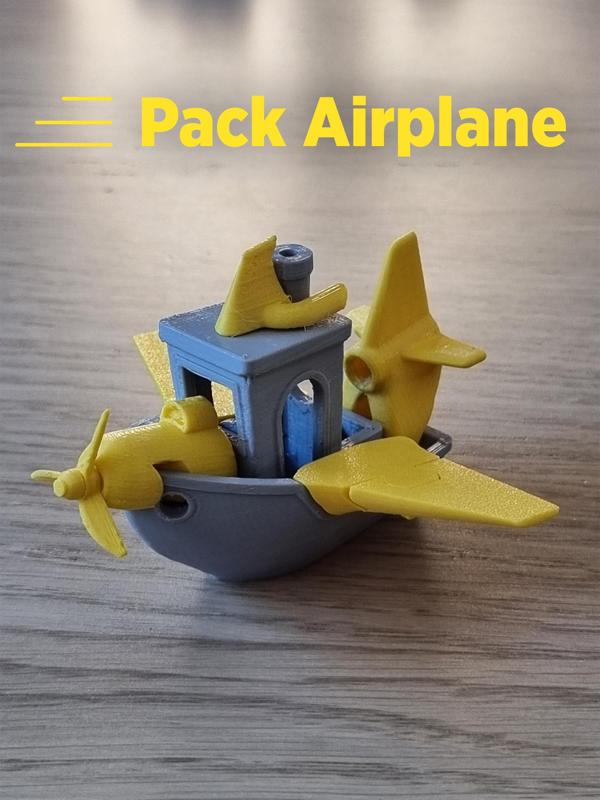 Airplane Pack (5 Clip-On Accessories) - Modular Customizable Benchy