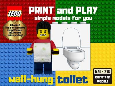 lego wall-hung toilet