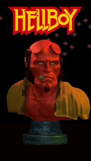 Hellboy bust