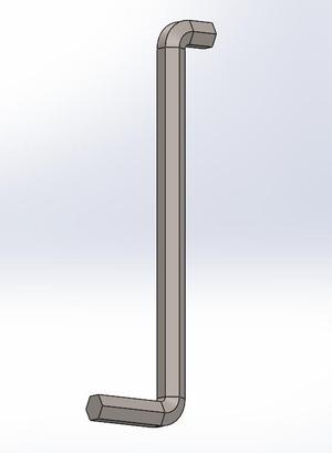 S shape hexagon screw driverV1