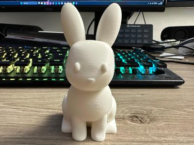 Simple Cute Easter Bunny