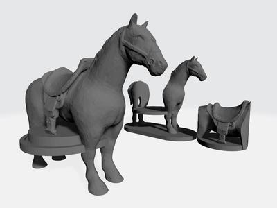 Horse Mount plus hole fill