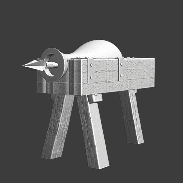 Medieval anti-ship cannon - version 2