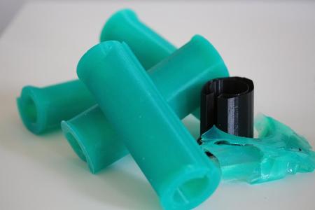 Gussformen für Einkaufswagengriffe aus Silikon (Siliconemold)