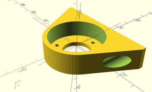 Rotary Encoder to OpenBeam Mount