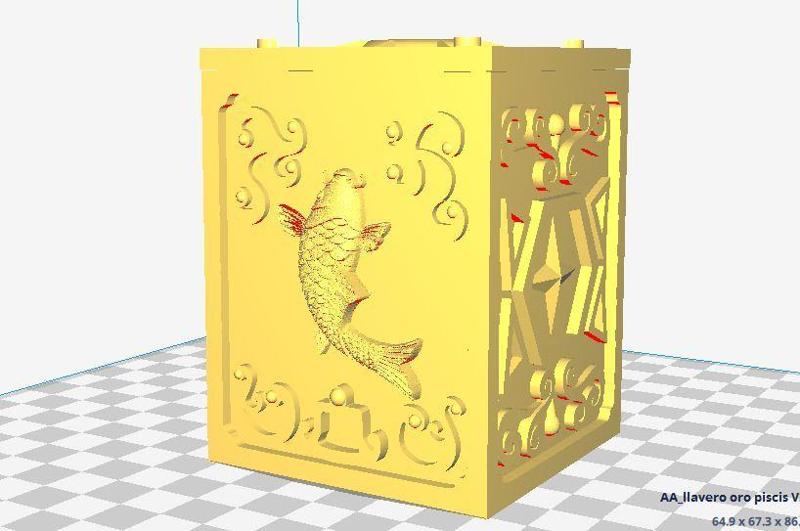 saint seiya piscis box V.2 (reparado)
