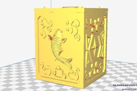 saint seiya piscis box V.2 (reparado)